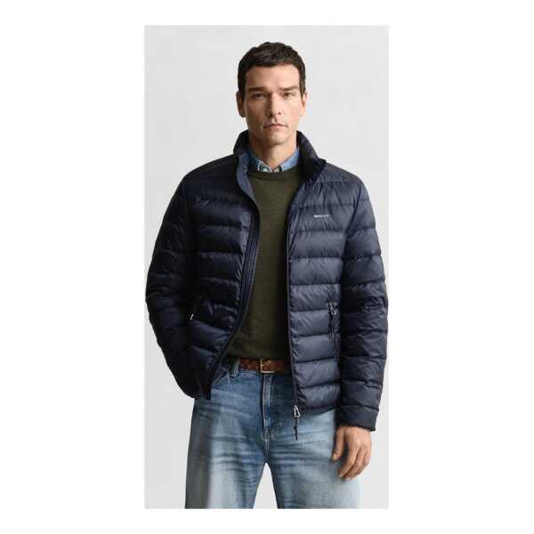 Gant Steppjacke LIGHT DOWN JACKET 2-Wege-Reißverschluss, Übergangsjacke, regular fit