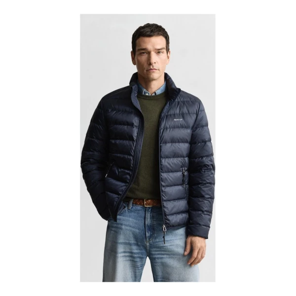 Gant Steppjacke LIGHT DOWN JACKET 2-Wege-Reißverschluss, Übergangsjacke, regular fit