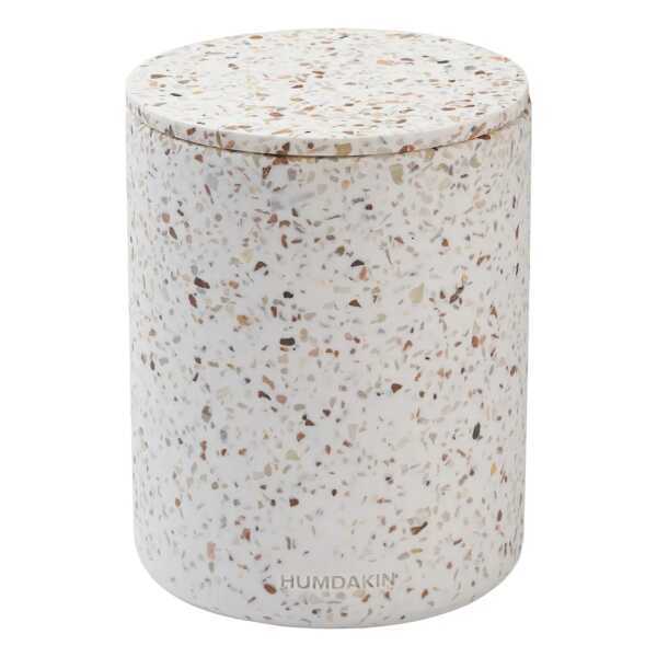 Humdakin Humdakin Terrazzo Vase mit Deckel Ø 13 cm Red/Beige
