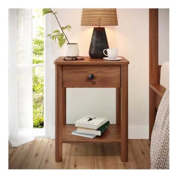 IDIMEX Nachtkommode APOANA, Nachttisch Nachtschrank modern Holz Nachtkommode skandinavisch