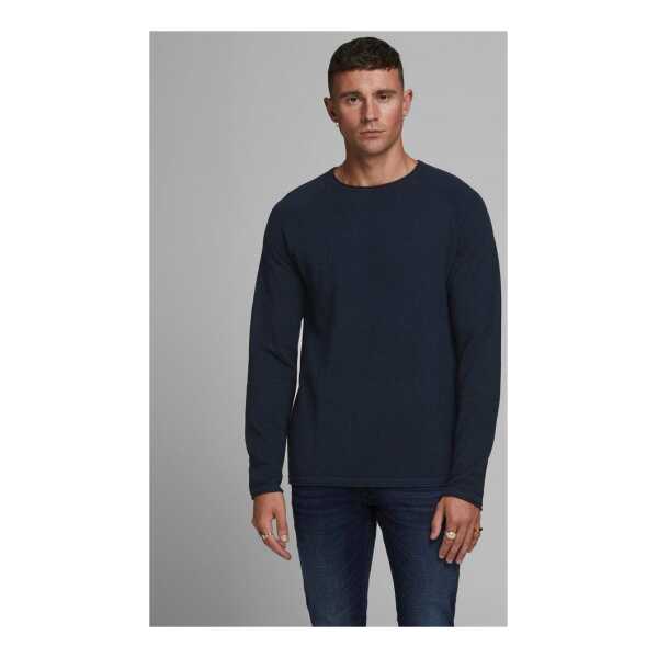 Jack & Jones Strickpullover Herren Pullover Strickpullover JJEHILL KNIT CREW NECK
