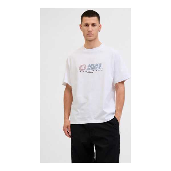 Jack & Jones T-Shirt JCOTIER FRONT PRINT TEE SS CREW NECK