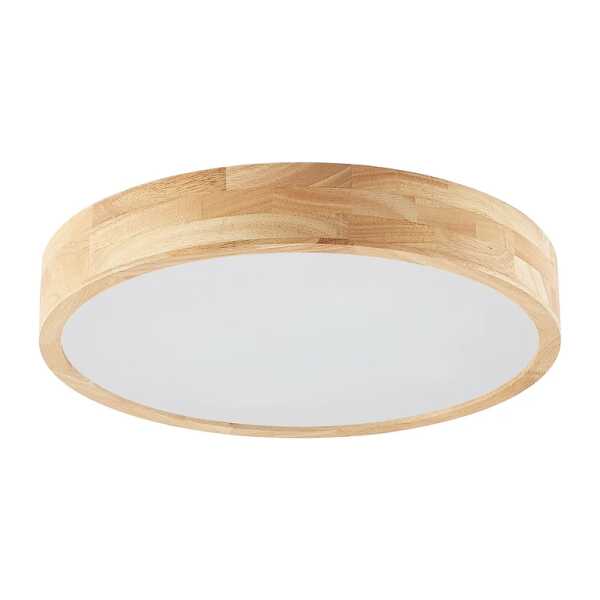 Lindby - Tanju Deckenleuchte Ø50 Wood/White