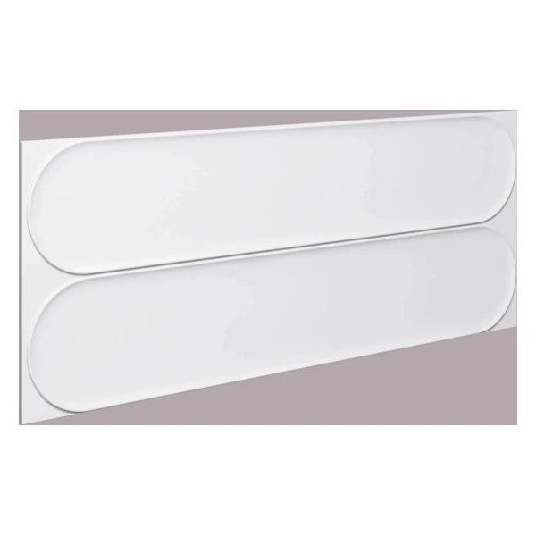 NOEL & MARQUET NMC ARC L ARSTYL Wandpaneel Wandvertäfelung Akustikpaneel 0,36 m2 95 cm x 1,45 cm x 38 cm Weiß