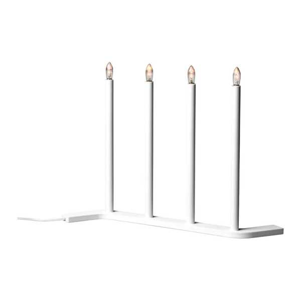 SMD Design Advent RE Adventskerzenhalter Weiß, 4 Kerzen