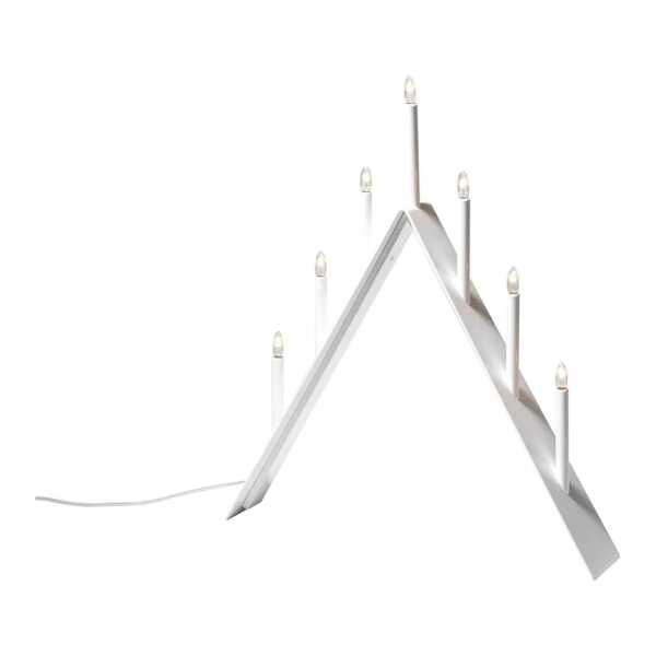 SMD Design Spica 7 Adventskerzenhalter Weiß, led