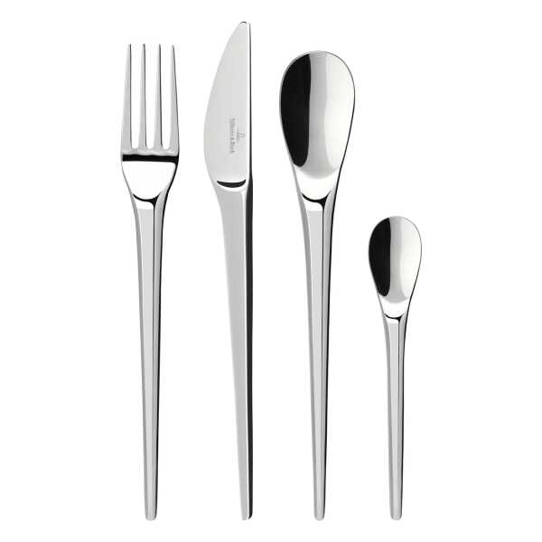 Villeroy & Boch NewMoon Besteckset 24 Teile Edelstahl
