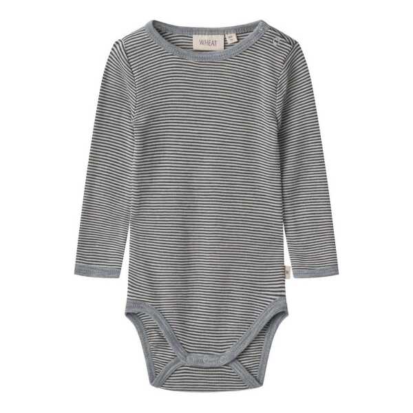 WHEAT Body Wool Body L/S Lucca aus reiner Merinowolle