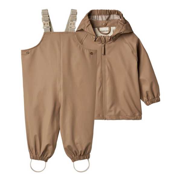 WHEAT Regenoverall Rainwear Charlie (2-tlg) bestehend aus Jacke und Latzhose