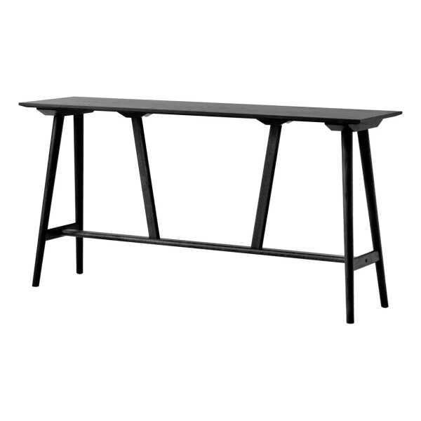 &Tradition In Between SK25 Counter Table Bartisch 190x50x95 cm Schwarz lackierte eiche