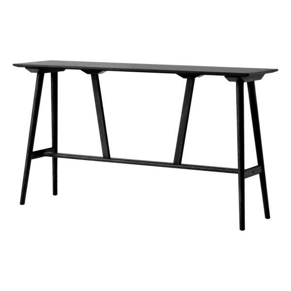 &Tradition In Between SK27 Bar Table Bartisch 190x50x105 cm Schwarz lackierte eiche
