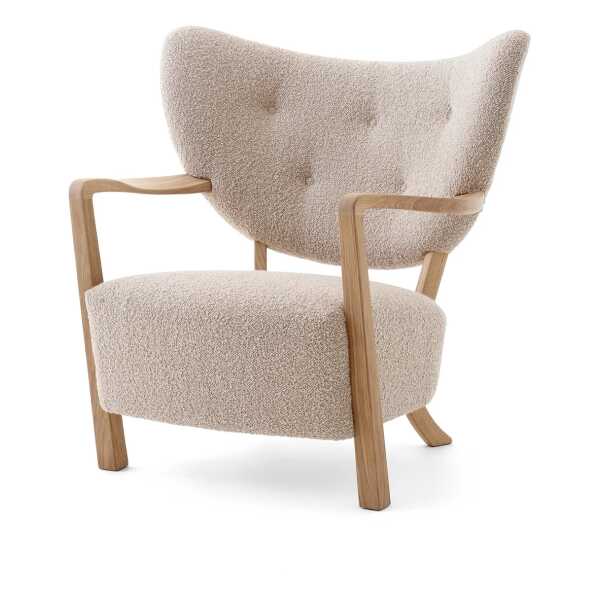 &Tradition - Wulff ATD2 Lounge Chair, Eiche geölt / beige (Karakorum 003)