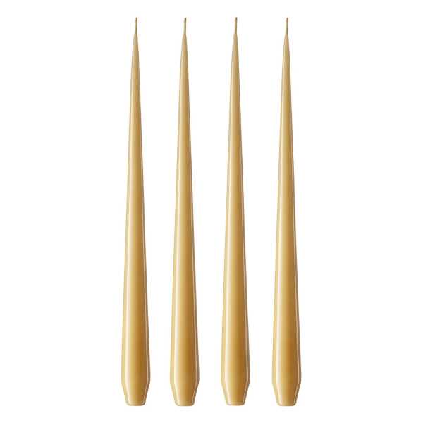 ester & erik ester & erik Kerze 4er Pack lackiert beige 14/2-0, 32 cm