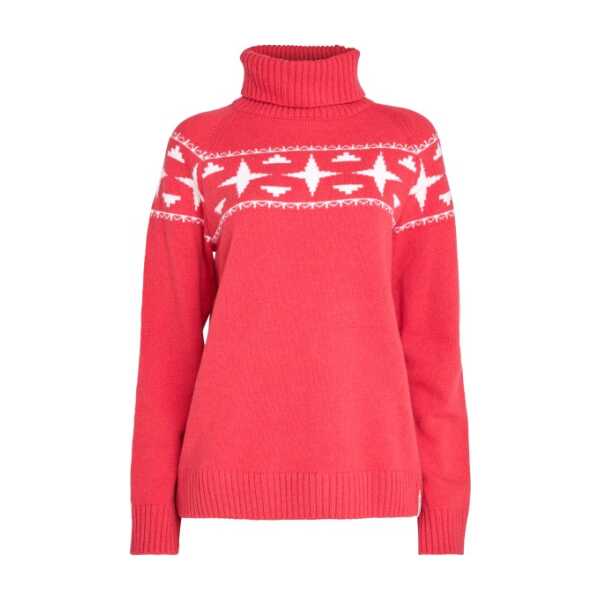 8848 Altitude - Women's Sage Wool Rollneck Sweat - Merinopullover Gr 34 rosa