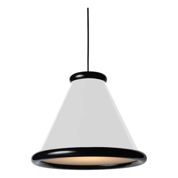 Belid Belle Pendelleuchte Ø36 cm Glossy weiß-glossy schwarz