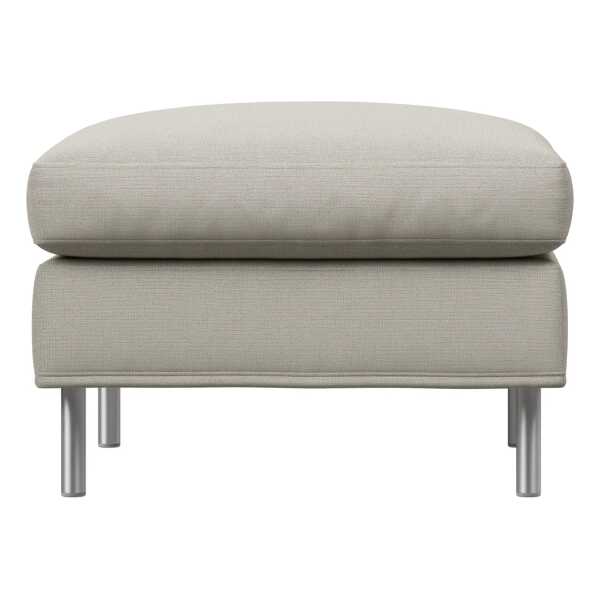 Fogia Alex Fußhocker Stoff Noah 07 Light Beige, Large