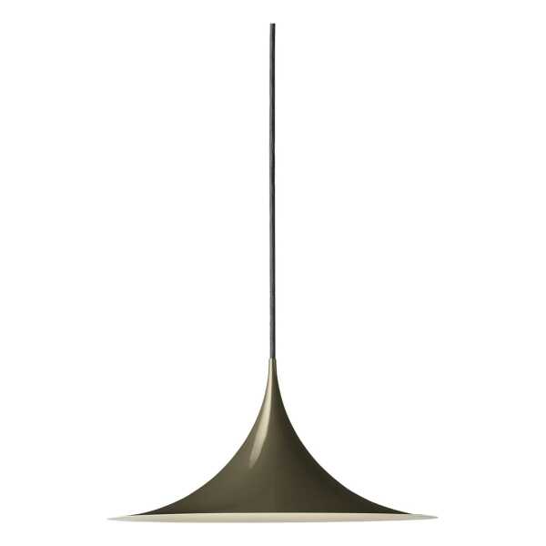 GUBI Semi Pendelleuchte Ø 30cm Dark cocoa glossy