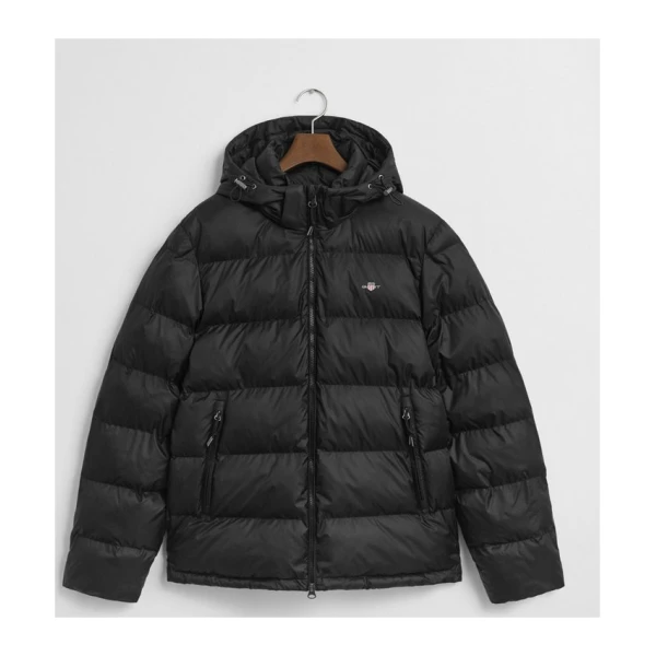 Gant Steppjacke ACTIVE CLOUD JACKET regular fit, abnehmbare Kapuze, 2-Wege-Reißverschluss
