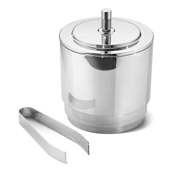Georg Jensen - Manhattan Eiseimer mit Zange