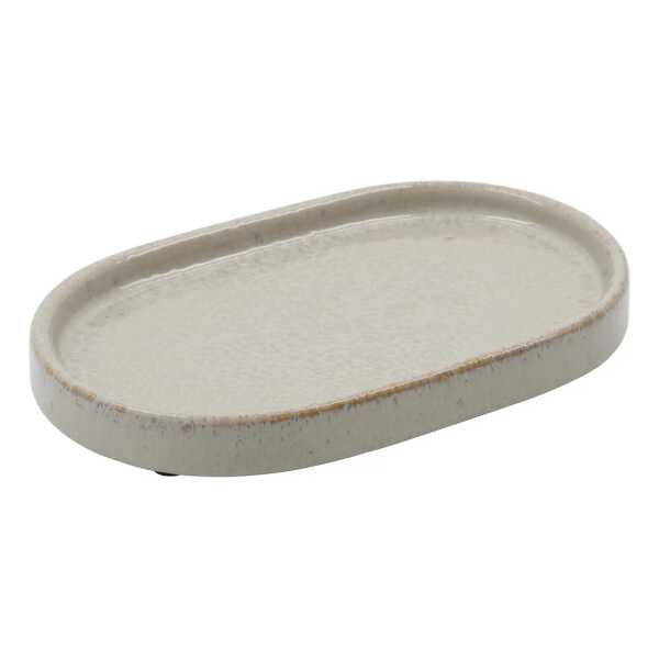 Meraki Datura Tablett 12,5x20 cm Shellish grey
