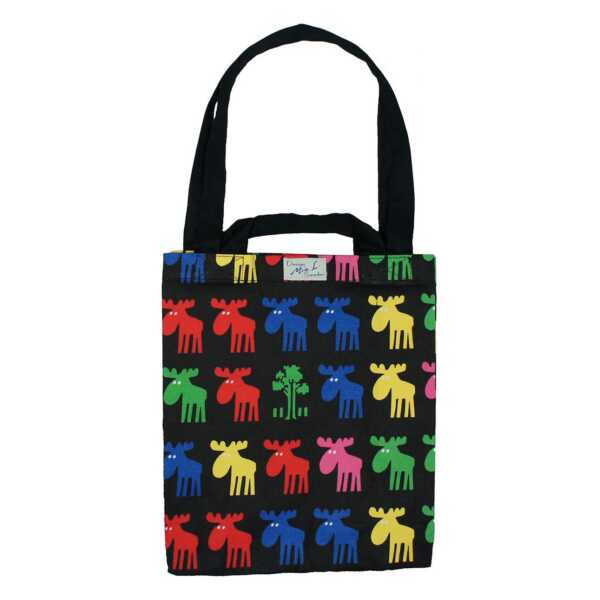 Nordiska Mia L. Elch schwarz multicolor Tasche""