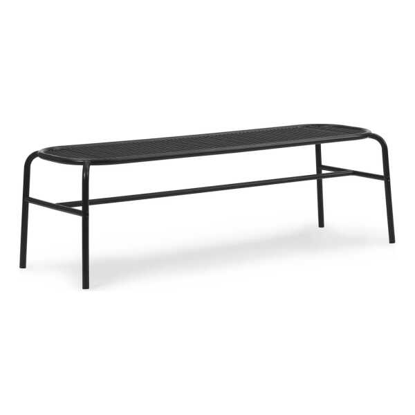 Normann Copenhagen - Vig Outdoor Bank, schwarz