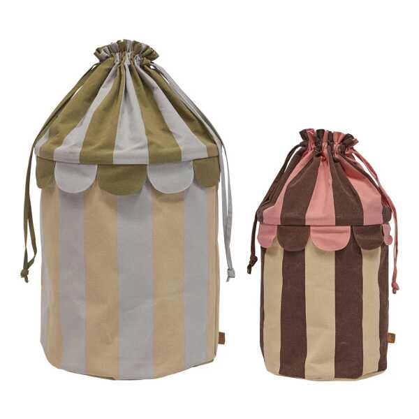 OYOY Mini - Saga Aufbewahrungskorb, rose / purple (2er-Set)