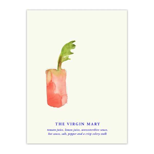 Paper Collective - The Virgin Mary Poster, 30 x 40 cm