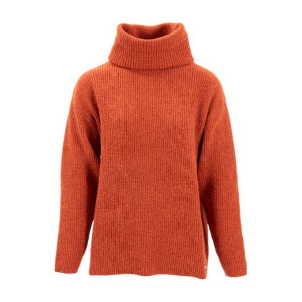 Sätila - Women's Sandby Polo Sweater - Wollpullover Gr S rot