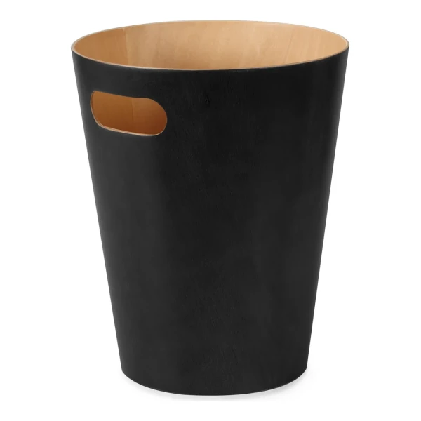 Umbra - Woodrow Papierkorb, schwarz