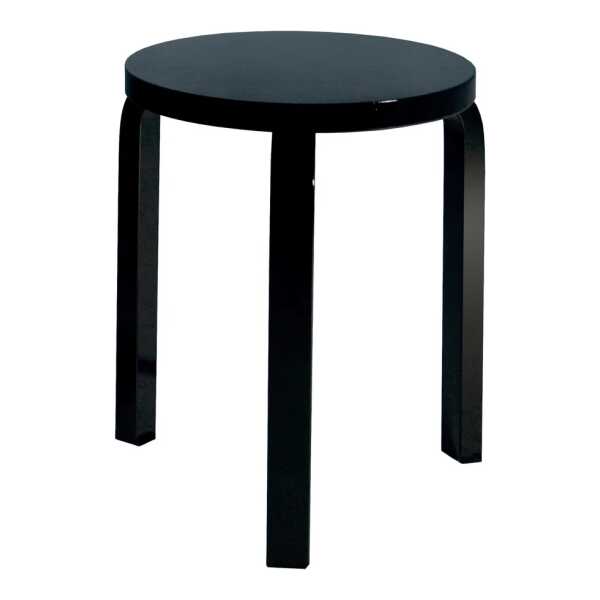 Artek - 60 Hocker, schwarz / schwarz