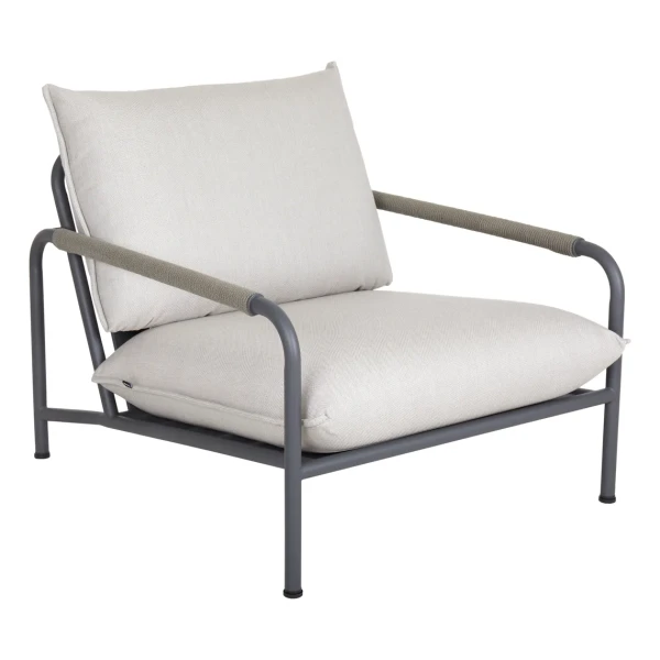 Brafab Lerberget Loungesessel Anthracite-Asche