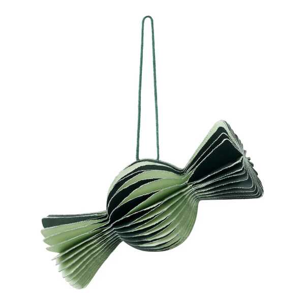 Broste Copenhagen - Caramel Anhänger, light green / forest green