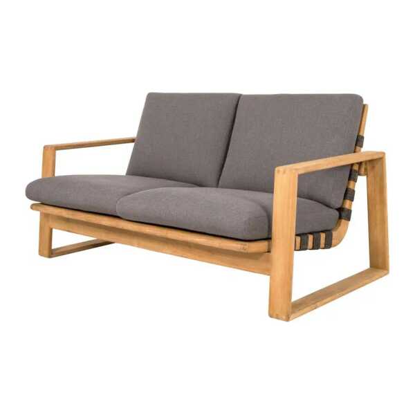 Cane-line Endless Soft 2-Sitzer Sofa Teak Cane-Line AirTouch Grey