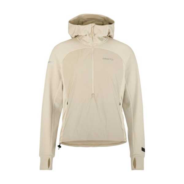 Craft - Women's Subz Light Hood Sweater - Laufjacke Gr M beige