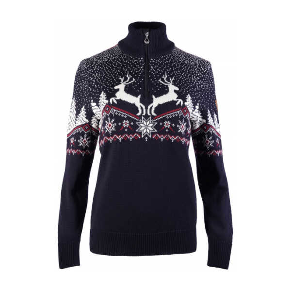 Dale of Norway - Women's Dale Christmas Sweater - Merinopullover Gr M blau