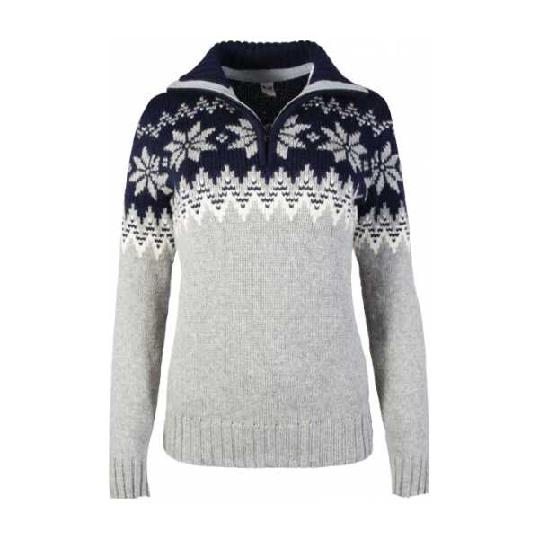 Dale of Norway - Women's Myking - Merinopullover Gr L grau
