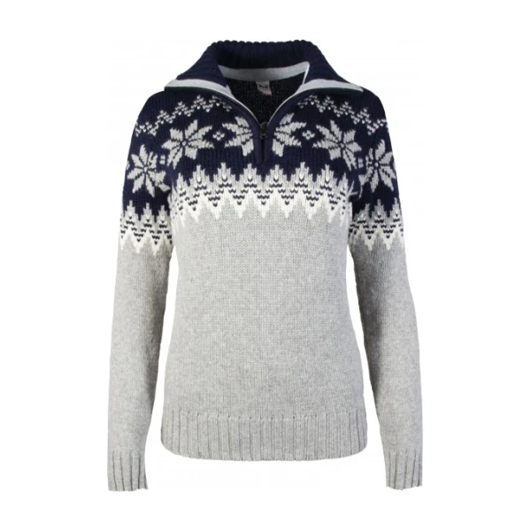 Dale of Norway - Women's Myking - Merinopullover Gr L grau