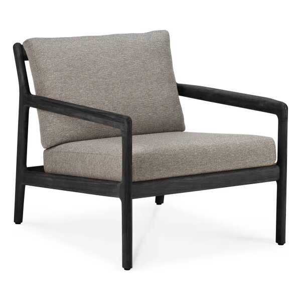 Ethnicraft Jack Outdoor-Loungesofa schwarzgebeizt teak Mocha