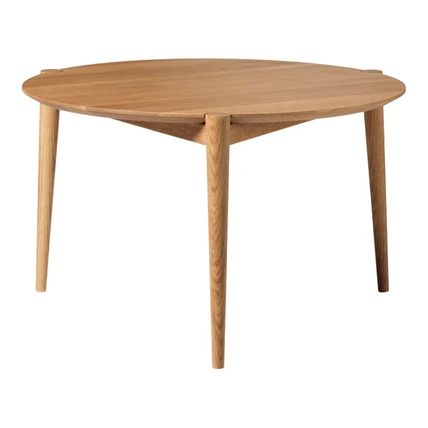 FDB Møbler - D102 Søs Couchtisch Ø 70 cm, Eiche geölt