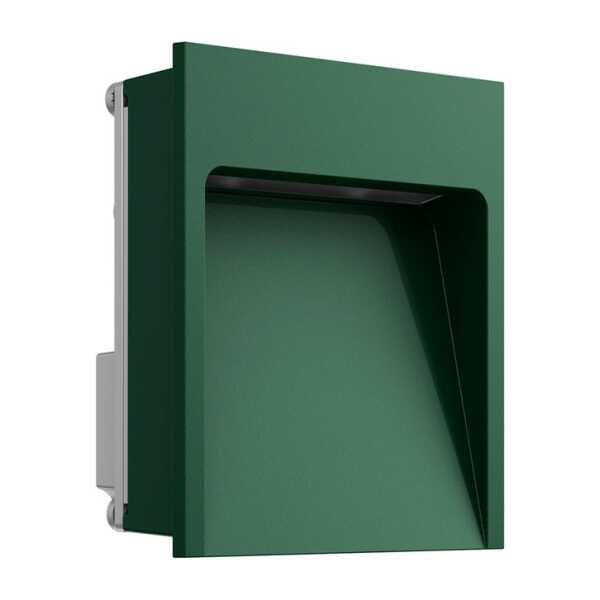 FLOS - My Way Außen-Einbauwandlampe, waldgrün, 2700K, IP65