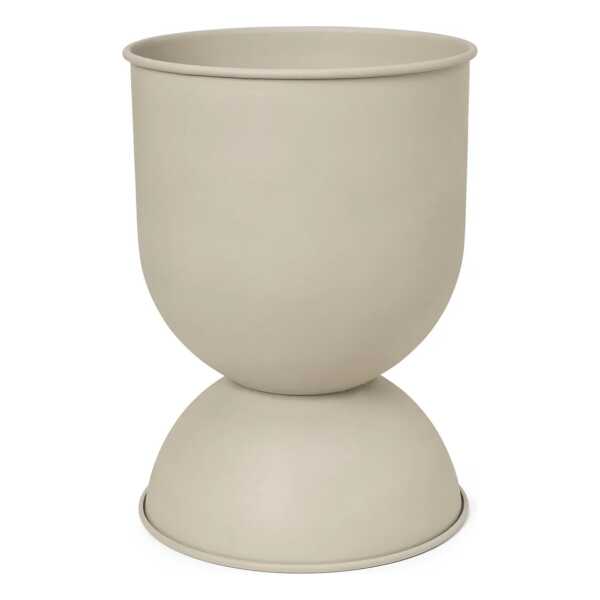 Ferm Living Hourglass Blumentopf groß Ø50 cm Cashmere