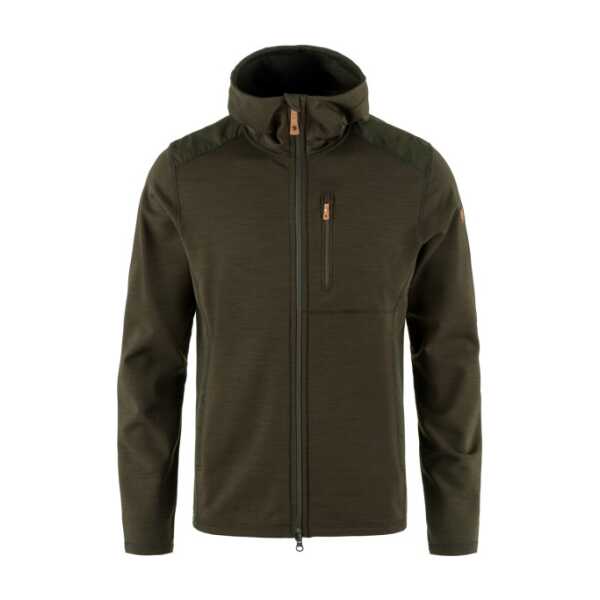 Fjällräven - Keb Fleece Hoodie - Fleecejacke Gr S oliv