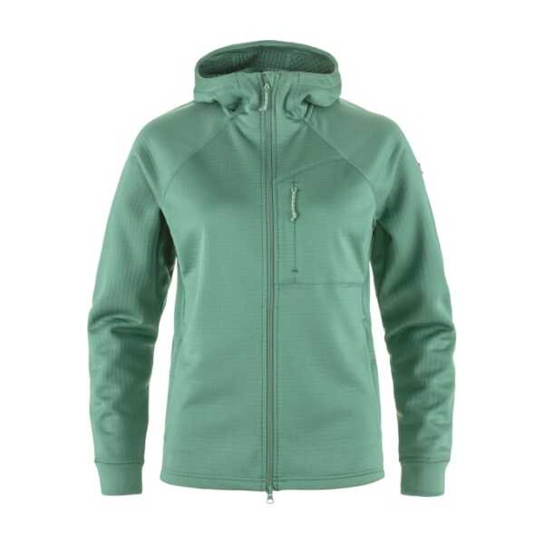 Fjällräven - Women's Abisko Grid Fleece Hoodie - Fleecejacke Gr M türkis