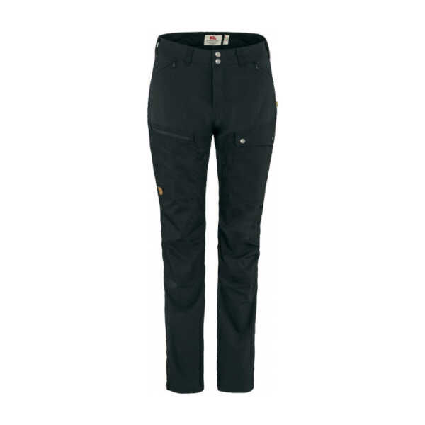 Fjällräven - Women's Abisko Midsummer Trousers - Trekkinghose Gr 46 - Short - Fixed Length schwarz