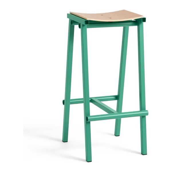 HAY - Taburete 8 Barhocker, hoch, Eiche natur / soft jade