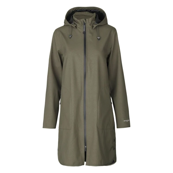 Ilse Jacobsen Damen Regenmantel Soft Shell mit Kapuze RAIN128""