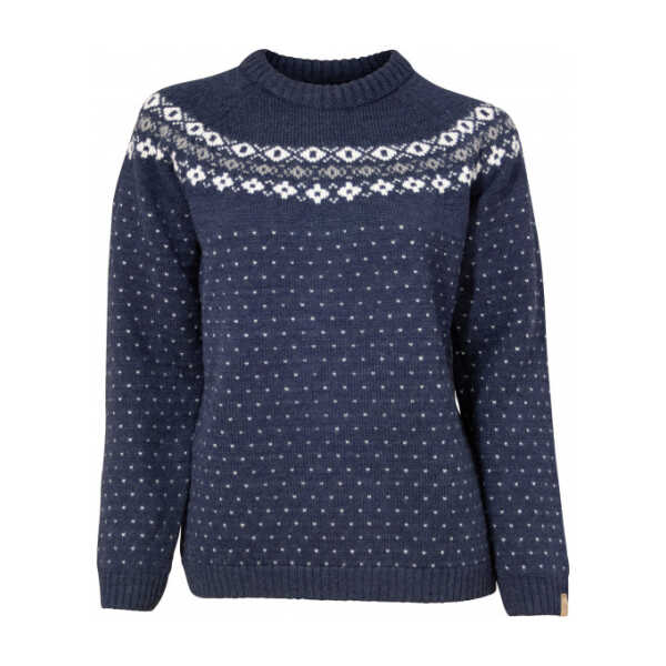 Ivanhoe of Sweden - Women's Sire Crewneck - Wollpullover Gr 44 blau