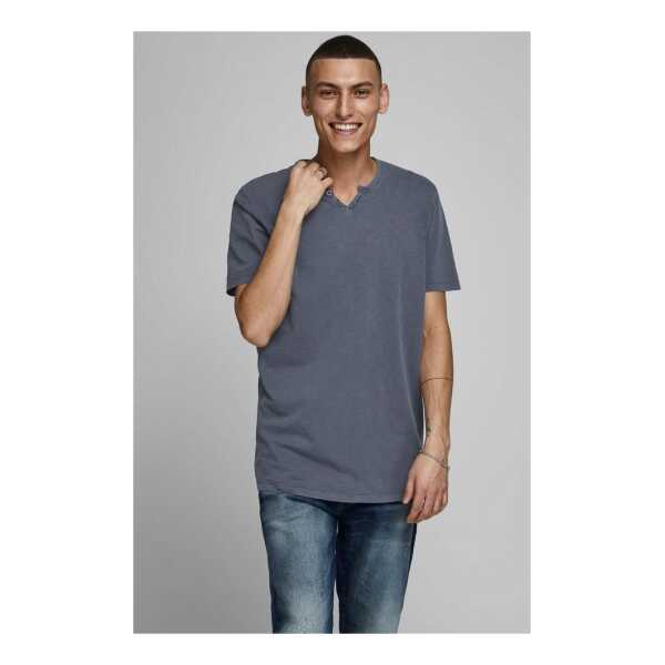 Jack & Jones T-Shirt SPLIT NECK TEE