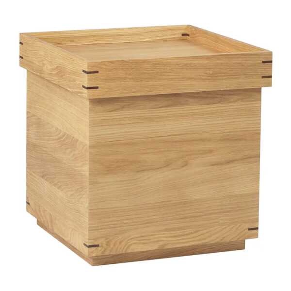 Kristina Dam Studio Japanese Tablettisch 44x44 cm Dark oak, small